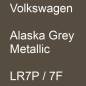 Preview: Volkswagen, Alaska Grey Metallic, LR7P / 7F.